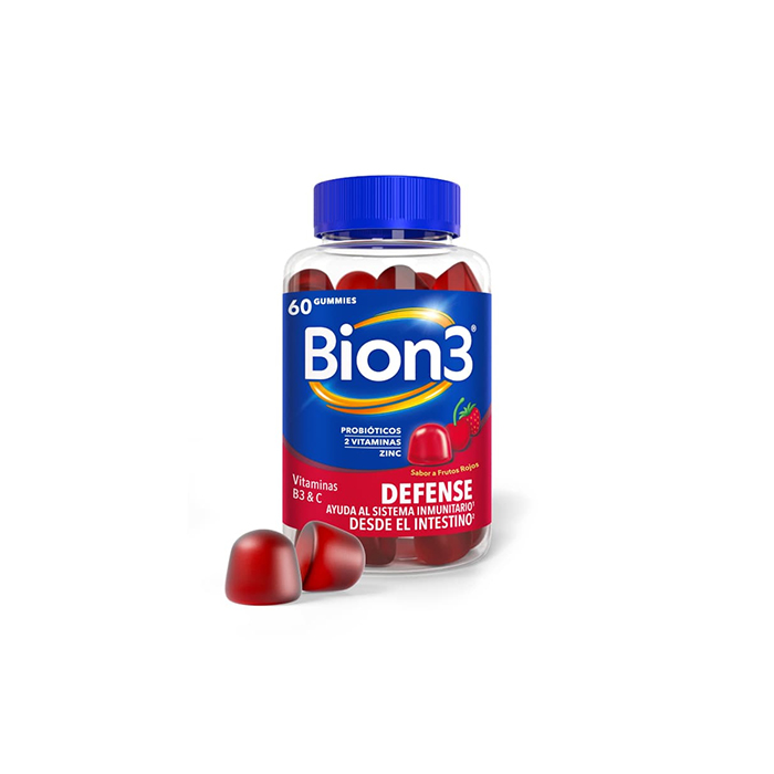 Bion3 Defense Gummies 60 Sabor Frutos Rojos